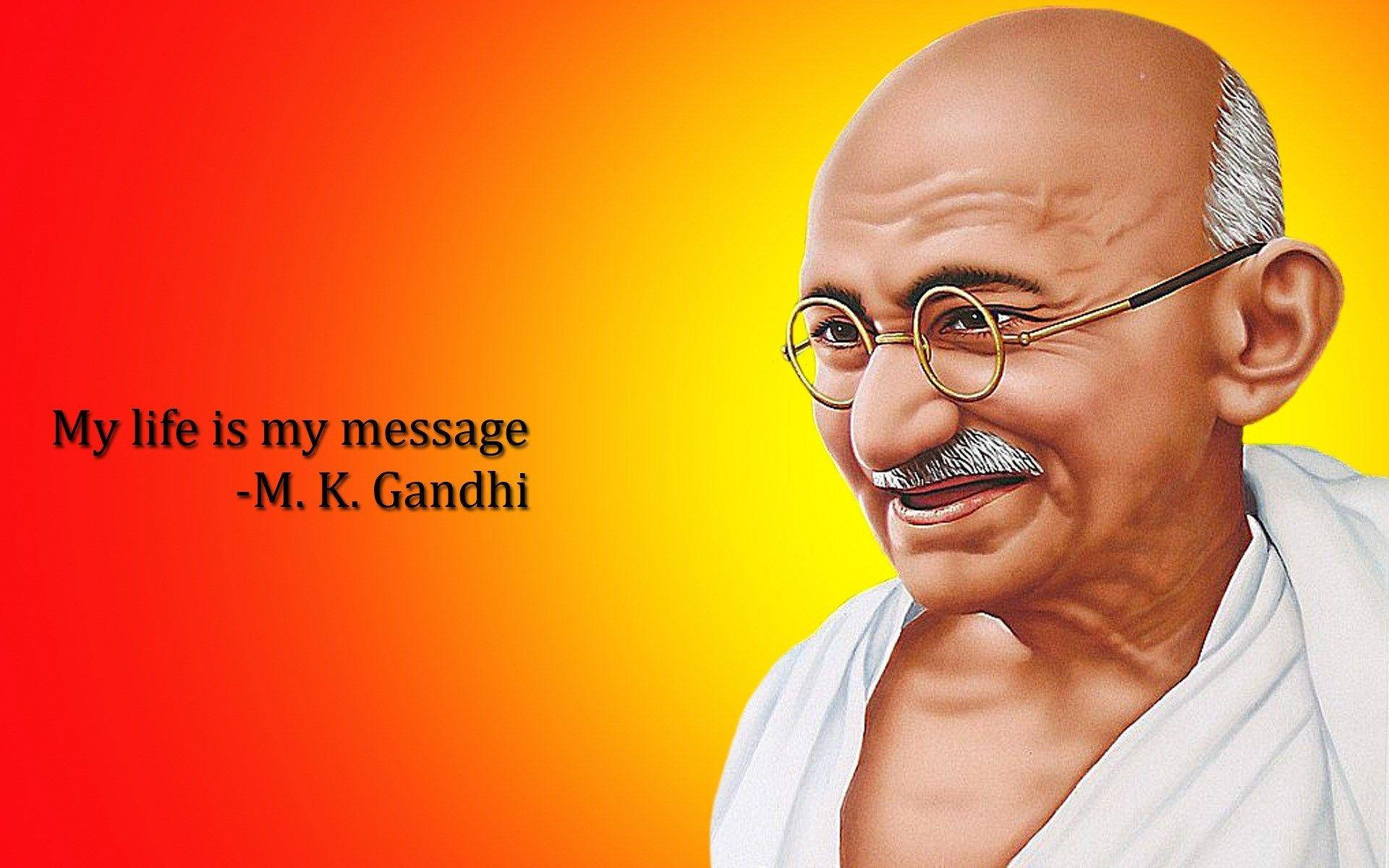 Inspirational Mahatma Gandhi Wallpaper for Your Screen