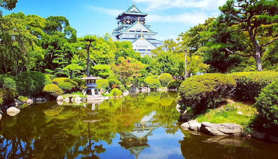 japan osaka castle landscape