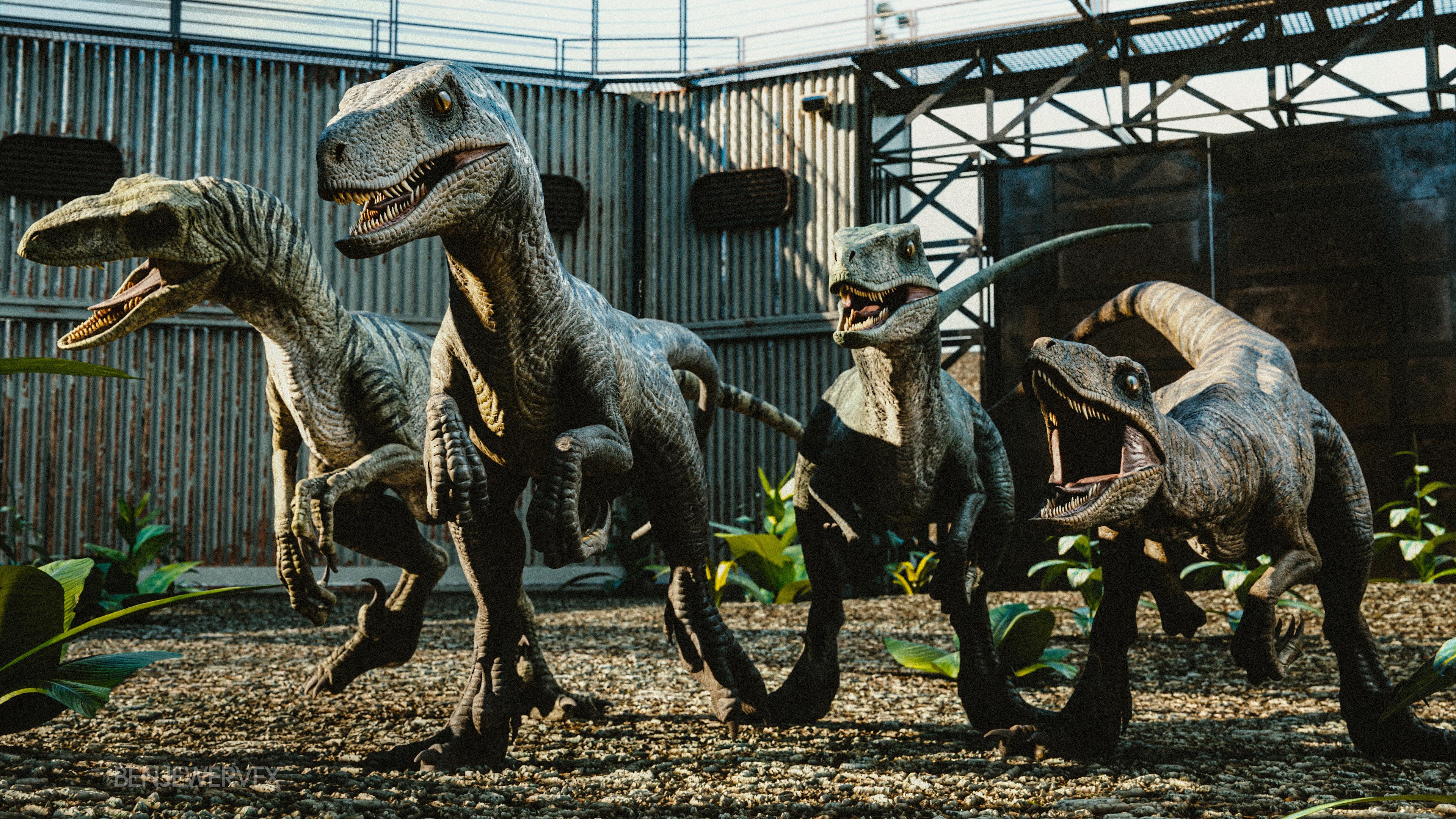 jurassic world raptor squad