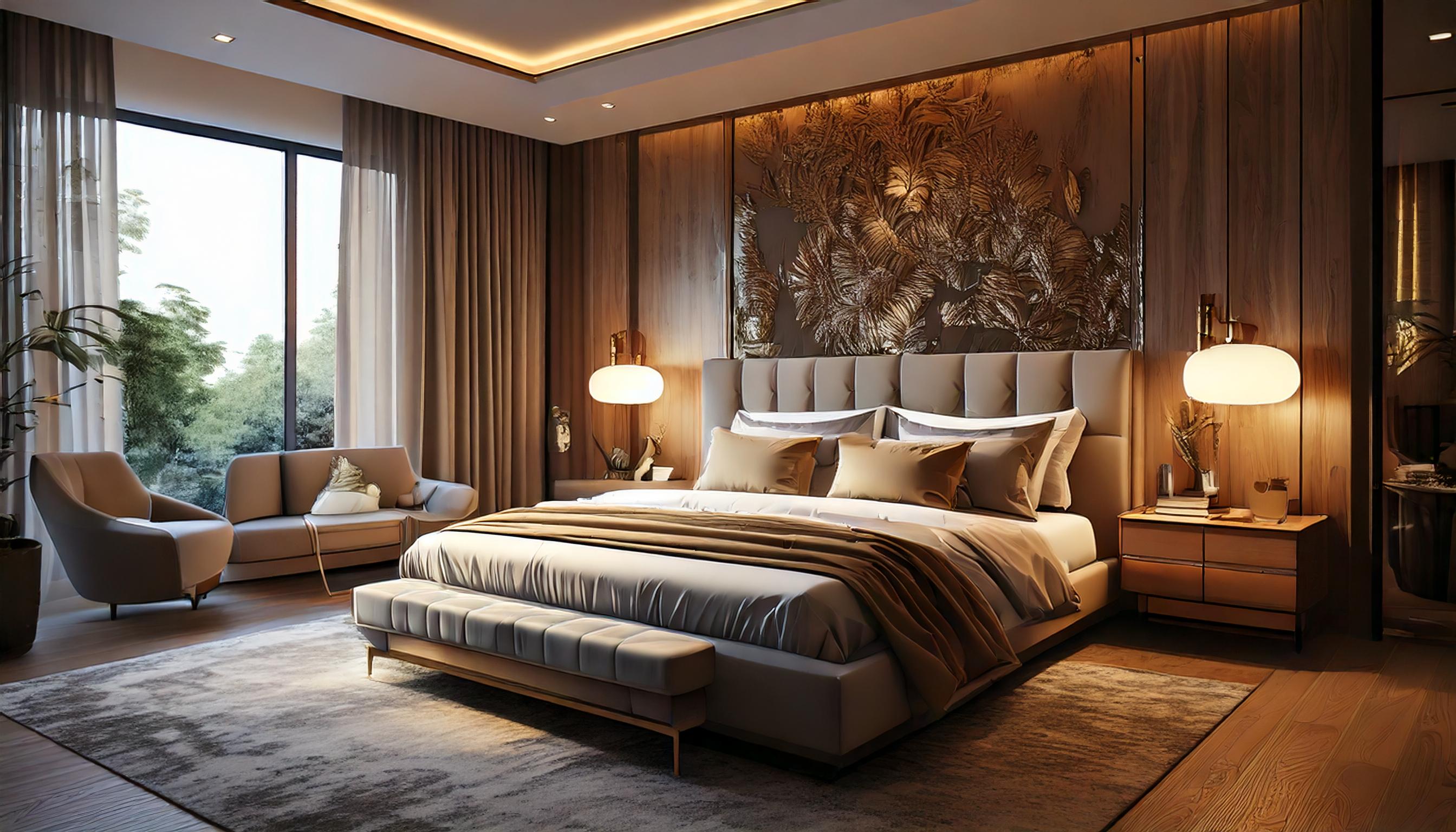 luxurious modern bedroom design