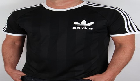 adidas black tshirt