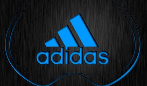 adidas neon logo