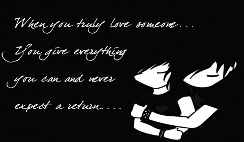 emo true love quote