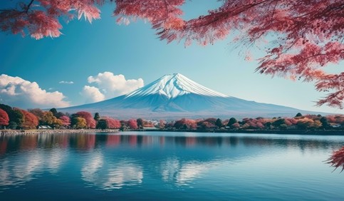 japan mount fuji scenery