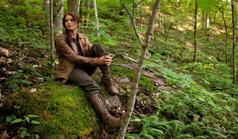 katniss everdeen in the woods