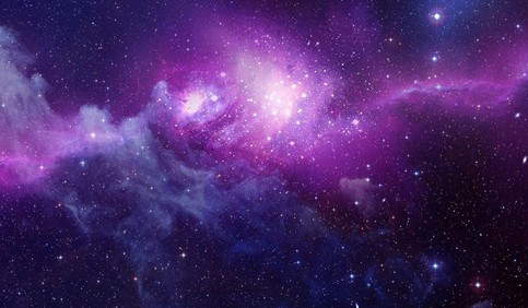 purple space universe