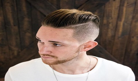 undercut and thick pompadour hairstyle