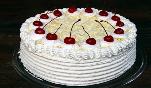 white forest cake